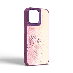Кожаный чехол для Apple iPhone 15 Pro Max, Harder Snake Pattern, розовый, термополиуретан ТПУ + экокожа с текстурой змеиной кожи, панель, защита корпуса, противоударный, микрофибра, рамка вокруг камеры, защита всего корпуса, (ARM76803) - мініатюра 2