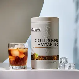 Препарат для суглобів і зв'язок OstroVit Collagen + Vitamin C, 400 грам - Ром кола