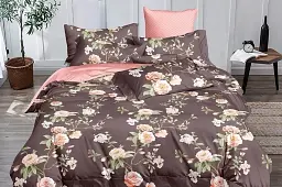 Комплект постільної білизни з компаньйоном TAG Tekstil S507 Двоспальний