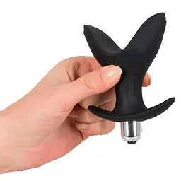 Анальна пробка-розширювач з вібрацією Black Velvets Anchor Plug 12,2 см K000671 - мініатюра 4