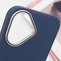 Чохол SGP PC+Leather with MagSafe для Apple iPhone 16 (6.1) Blue - мініатюра 4
