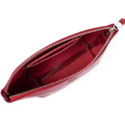 Жіноча косметичка зі шкіри Amelin Grande Pelle 11303 червона - мініатюра 5