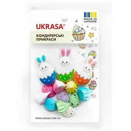 Зайчик УКРАСА безе та крашанки мікс