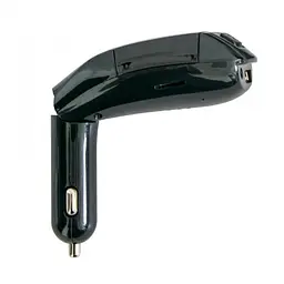 Автомобільний FM трансмітер модулятор чорний H20 Bluetooth MP3