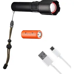 Ліхтарик DK Flashlight W508 Black [152230] - мініатюра 5