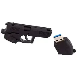USB флеш накопичувач ColorWay Pistol 64 GB 3.0 Black (CW-USBPL64) - мініатюра 6
