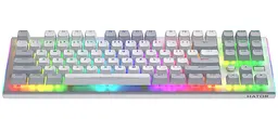 Клавіатура HATOR Gravity TKL Orange ENG White (HTK561) - мініатюра 2