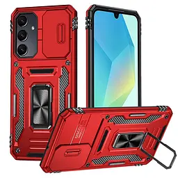 Ударостійкий чохол Camshield Army Ring для Samsung Galaxy A37 5G / A36 5G / A56 5G Червоний / Red