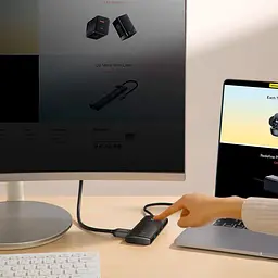 USB-хаб Baseus Lite Series 6-Port Type-C PD Hub (WKQX050101) [77934] - мініатюра 10