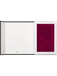Записник Moleskine Velvet середній, Лінійка Червоний + бокс (LCNBVELVQP060C) - мініатюра 2