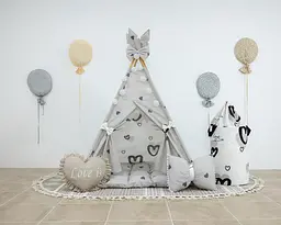 Вігвам Love is БОН БОН + кошик для іграшок - мініатюра 3