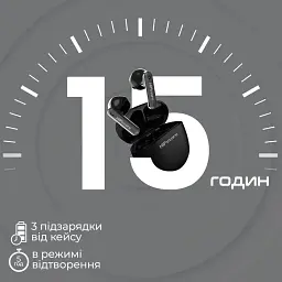 Bluetooth-гарнітура HiFuture ColorBuds2 Black (colorbuds2.black) - мініатюра 4