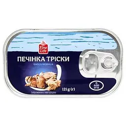 Печінка тріски Fine Life 121г