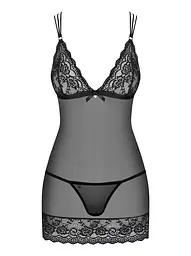 Комплект білизни Obsessive 854-CHE-1 L/XL чорний - мініатюра 6