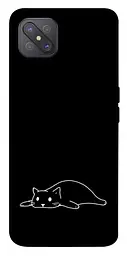 TPU чохол Demsky Lazy cat для Oppo A92s