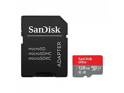 Карта памяти SanDisk Ultra microSDXC UHS-I U1 A1 Class 10 128 GB (SDSQUAB-128G-GN6MA)