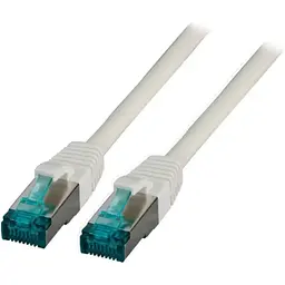 Патчкорд FTP Cat.5e ( 0.5м сірий), CU (PAFT4050-CU)