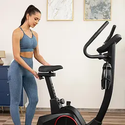 Велотренажер Gymtek XB4000 iConsole+ електромагнітний червоний - мініатюра 9