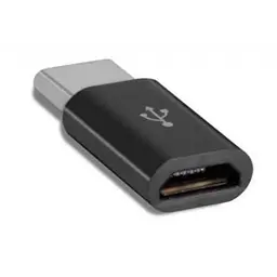 Перехідник Type-C(M) - microUSB 3.1(F), чорний, Lapara