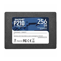 Накопичувач SSD Patriot P210 256GB 2.5" 7mm SATAIII 3D QLC (P210S256G25)