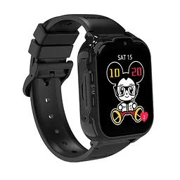 Смарт годинник телефон для дітей H40 з GPS геолокацією, 4G SIM картою, прослуховуванням, іграми та українською мовою До 4 днів роботи Чорний - мініатюра 3