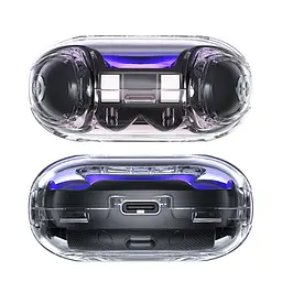 Бездротові навушники Bluetooth UKC TWS Ultrapods pro сині - мініатюра 5