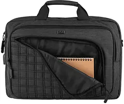 Сумка для ноутбука 16 дюймов 2E CrossSquares 16 black - мініатюра 6