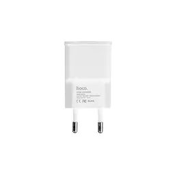 Мережевий зарядний пристрій 2USB Hoco UH202 Smart 2.1A White - мініатюра 2