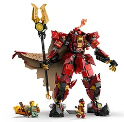 Конструктор LEGO Ninjago Робот Вогняного Лицаря 996 деталей (71846) - мініатюра 6