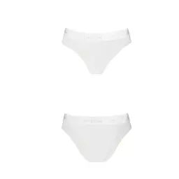 Трусики із прозорою вставкою Passion Panties white L - мініатюра 4