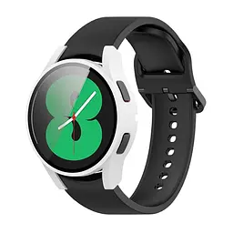 Захисний чохол із склом DBPro Watchbands Samsung Galaxy Watch 4 40mm білий (WB00S440CASE1) - мініатюра 3