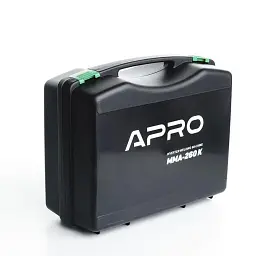Зварювальний апарат інверторний Apro MMA-260K 4 мм з набором кабелів + пластиковий кейс 30412 - мініатюра 8