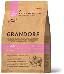 Сухий корм Grandorf Dog Puppy Lamb & Turkey ягня та індичка для цуценят від 3 тижнів 1 кг