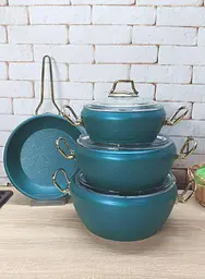 Набір посуду O.M.S.Collection 3058G Mentol 7 предметів - мініатюра 2