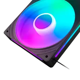 Кулер до корпусу NZXT F240 RGB Core Fan (Single Frame) - Black (RF-U24HF-B1) - миниатюра 4