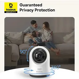 IP-камера відеоспостереження Baseus Security P1 Pro Indoor Camera 3K біла (Adapter Not Included) (S0TV022130) - мініатюра 8
