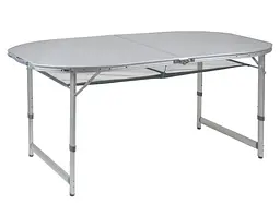 Стіл Bo-Camp Premium Oval 150x80 cm Grey (1404405)