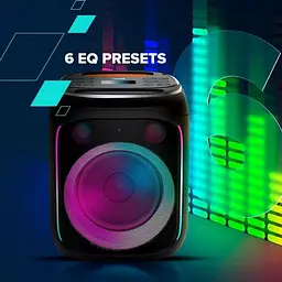Портативна акустика Canyon speaker OnFun 5 Partybox 40W RGB Black (CNE-PBSP5) - мініатюра 6