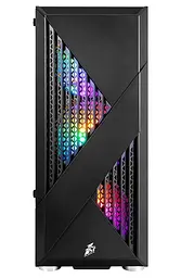 Корпус 1stPlayer F3-A-BK-4F1 Black без БЖ (F3-A-BK-4F1) - мініатюра 2