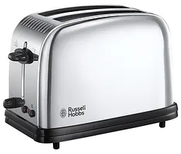 Тостер Chester 1600Вт, піддон для крихт, підігрів, метал Russell Hobbs kuh0014878