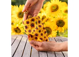 Мішечок для кубиків Q-Workshop Full Art Dice Pouch Sunflower (BWSPSUNF201) - мініатюра 3
