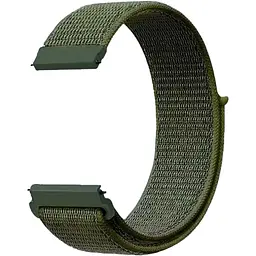 Ремінець DK CDK для Garmin Venu 20mm Nylon Sport Loop (012415) (olive flak)