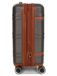 Валіза маленька S ABS-пластик Worldline Airtex 629 56×36×22см 38л Коричнева - мініатюра 7