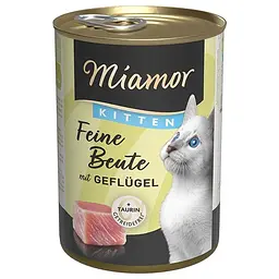 Вологий корм Miamor Feine Beute mit Geflugel беззерновий повнораціонний Міамор для кошенят, Птиця 400 г (74470)