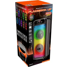 Акустична система 1.0 Media-Tech 14W, Bluetooth/FM/AUX/MicroSD/USB/RGB чорна - мініатюра 7