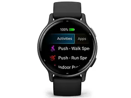 Смарт-годинник Garmin Vivoactive 5 Slate Aluminum Bezel with Black Case and Silicone Band (010-02862-5A) - мініатюра 5
