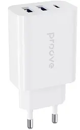 Зарядний пристрій Proove Rapid 30W (2 USB + Type-C) white (WCRP30210002) - мініатюра 2
