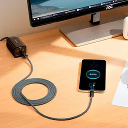 Кабель Baseus Dynamic Series Fast Charging Cable USB to Type-C 100W 2m CALD000716 Gray - мініатюра 9