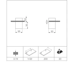Полицетримач Sanwerk REI 30x30x45 мм (ZC0000126) - мініатюра 2