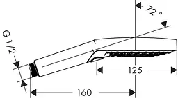 Ручний душ Hansgrohe Raindance Select S 26530400, Білий - мініатюра 2